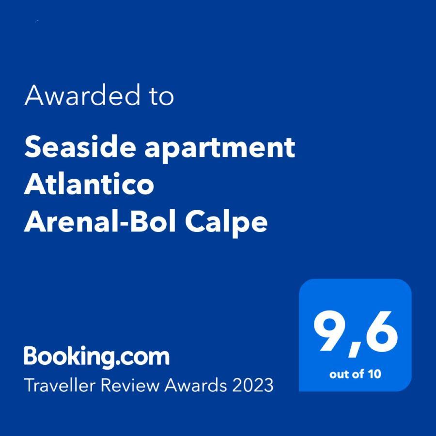 Seaside apartment Atlantico Arenal-Bol Calpe Exterior foto